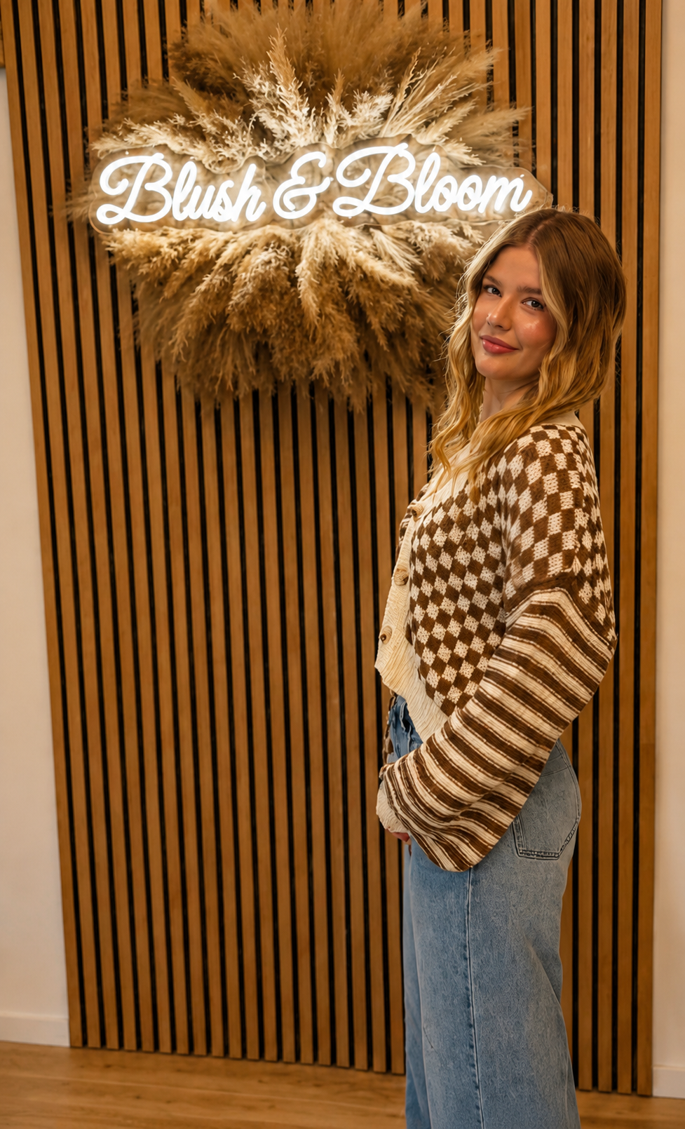 The Cozy Check Cardi