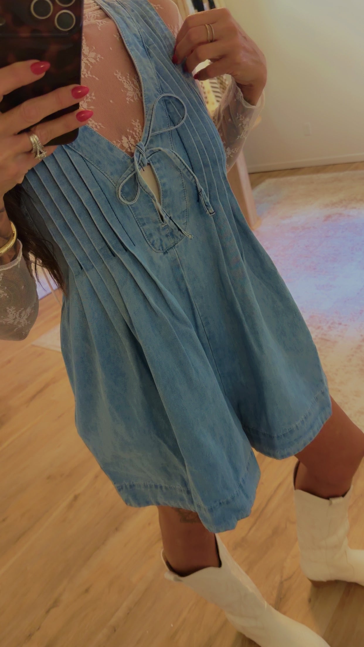 Denim Daydream Romper