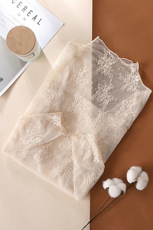 Evermore Lace Blouse- Cream
